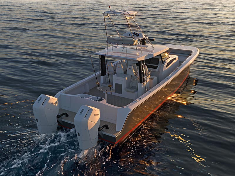 HammerCat flagship running at speed