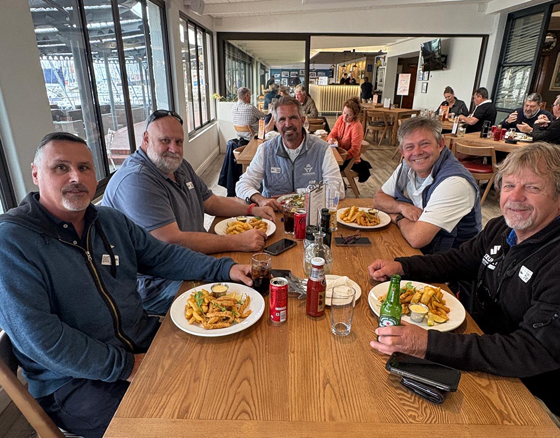 The Hammer Yachts factory team